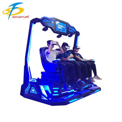 9D VR 3-আসন সিনেমা – 100+ সিনেমা এবং 15টি ইন্টারেক্টিভ গেম সহ মাল্টি-পার্সন ইমারসিভ VR থিয়েটার, ডিপুন VR চশমা
