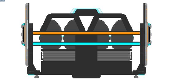 মজা সিনেমা ৪ সিট ভিআর সিনেমা সিমুলেটর | মাল্টি-প্লেয়ার 9D ভিআর মোশন রাইড, বিশাল সামনের পর্দা, স্প্লাইসিং ডিজাইন, ডিপিভিআর চশমা এবং ডাইনামিক বিশেষ প্রভাব সহ – স্কাইফান প্রস্তুতকারক