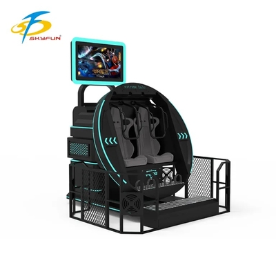 SKYFUN 360° ফুল-রোটেশন ভিআর মোশন সিমুলেটর রাইড∙ ডায়নামিক প্ল্যাটফর্ম, এআর/ভিআর গেম কনটেন্ট, 4K হেডসেট, মোশন ট্র্যাকিং, হ্যাপটিক ফিডব্যাক এবং মাল্টিপ্লেয়ার সাপোর্ট সহ ইম্পারসিভ ভার্চুয়াল রিয়েলিটি চেয়ার