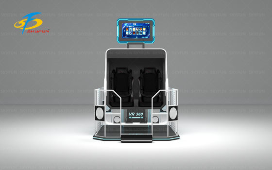 ৩৬০ ডিগ্রি ঘোরানো এবং দোলানো আসন সহ ৩৬০ ভিআর সিমুলেটর ডাবল প্লেয়ার, রিমোট-কন্ট্রোল করা রঙিন আলো, ডিপুন ভিআর হেডসেট, ৪২ ইঞ্চি মনিটর, রোলার কোস্টার এবং ডাইনোসর থিম সহ ৪০ টি ভিআর চলচ্চিত্র