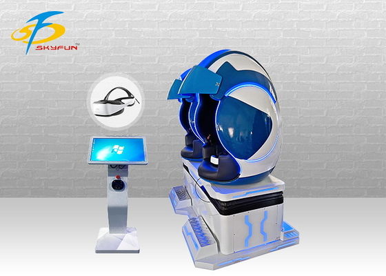 গতিশীল ভার্চুয়াল রিয়্যালিটি আসন 2 সিটের ভিআর ডিম সিনেমা 2 প্রকারের টাচ স্ক্রিন সহ