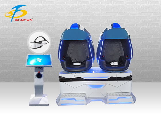 আকর্ষণীয় বিনোদন পার্ক ভিআর ডি ডিম চেয়ার +9 ডি ভিআর সিনেমা শ্যুটিং গেম সহ